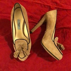 Authentic Beautiful Tasseled Prada Heels